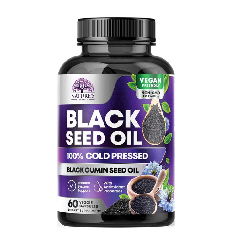 Nature's Strength Black Seed Oil Liquid Capsules - 60 Softgels
