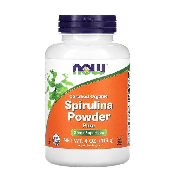 Now Foods Certified Organic Spirulina Powder - 113gm