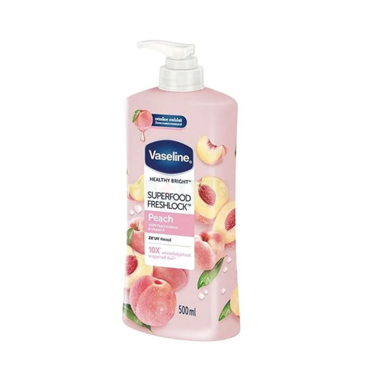Vaseline Healthy Bright Superfood Freshlock Peach Body Lotion – 500ml