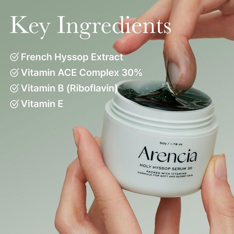 Arencia Glow Hyssop Overnight Face Mask Serum - 50gm