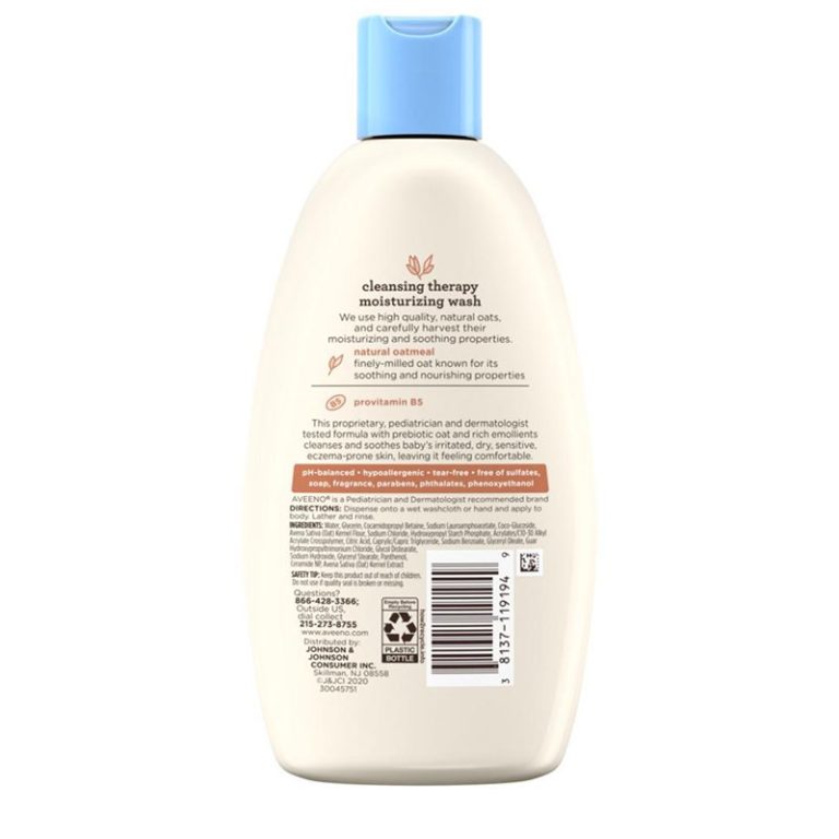 Aveeno Baby Cleansing Therapy Moisturizing Wash - 236ml