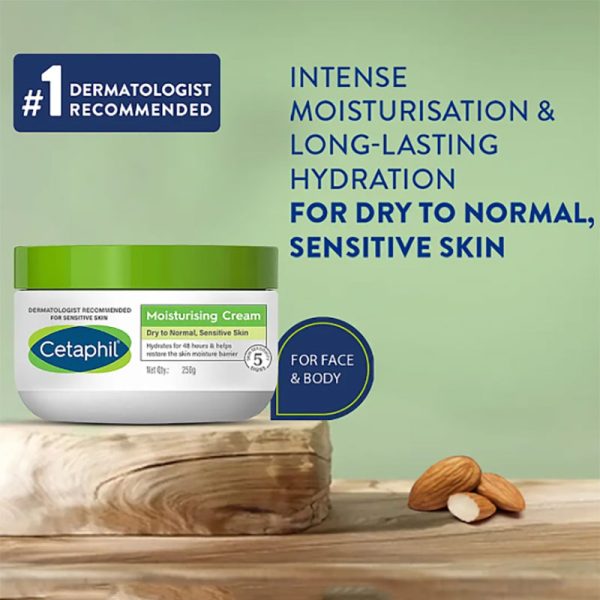 Cetaphil Moisturising Cream Very Dry to Dry Sensitive Skin – 250gm