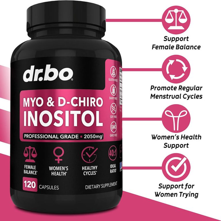 Dr.bo Myo-Inositol & D-Chiro Inositol - 120 Capsules