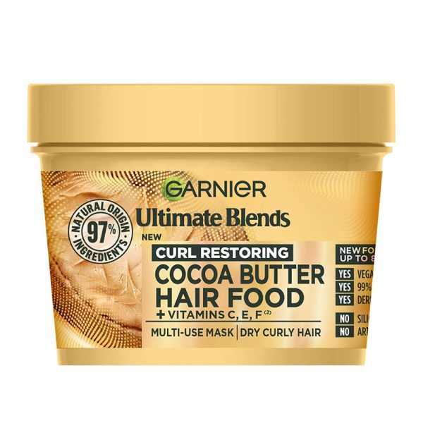 Garnier Ultimate Blends Hair Food Cocoa Butter Hair Mask - 400ml