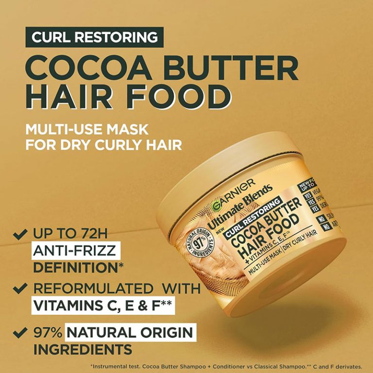 Garnier Ultimate Blends Hair Food Cocoa Butter Hair Mask - 400ml