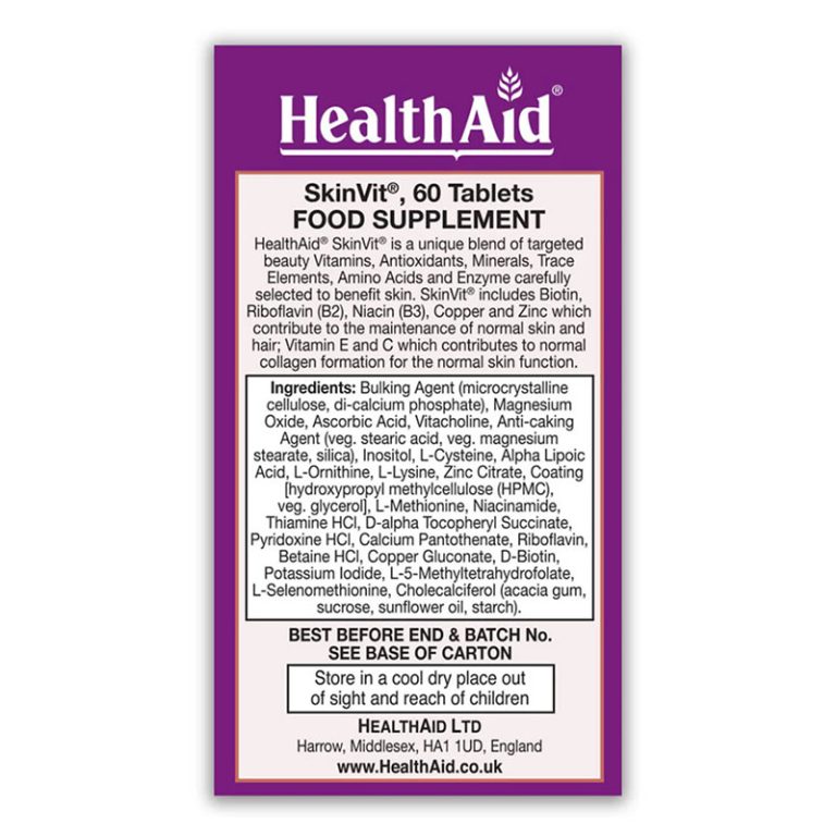 HealthAid SkinVit - 60 Tablets