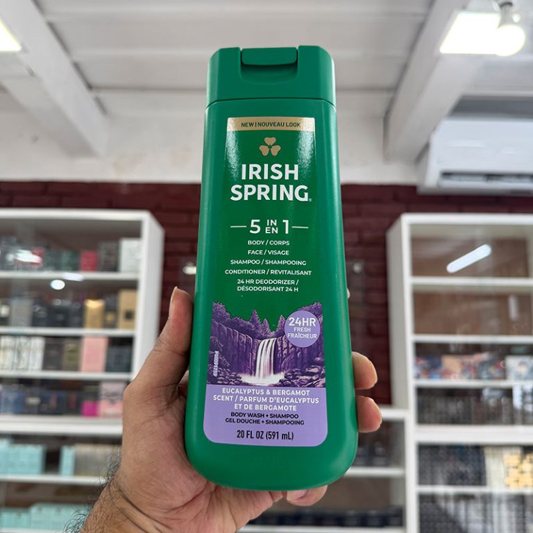 Irish Spring 5 in 1 Shampoo Conditioner Body Face 24hr Deodorizer - 591ml