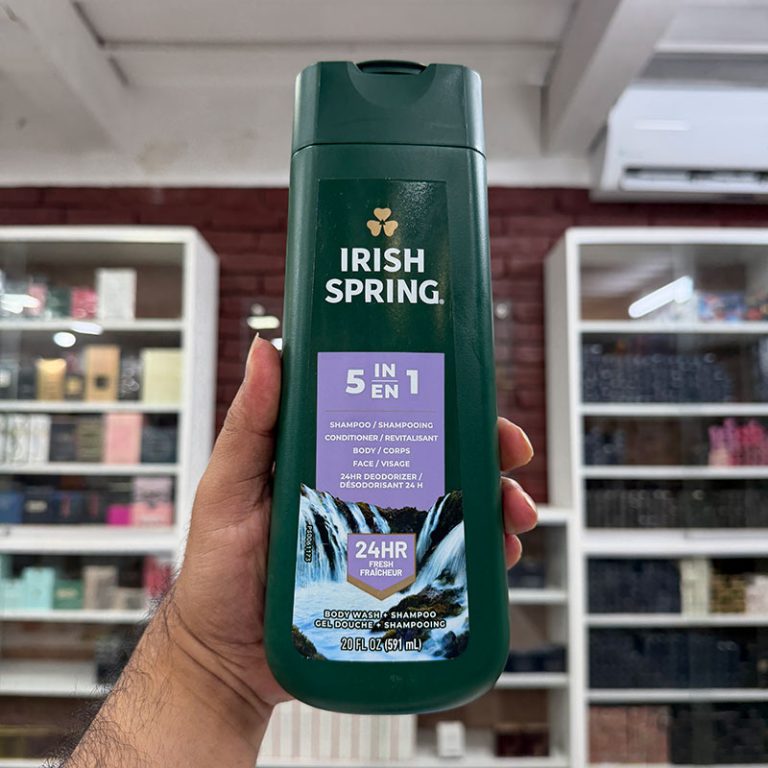 Irish Spring 5 in 1 Shampoo Conditioner Body Face 24hr Deodorizer - 591ml