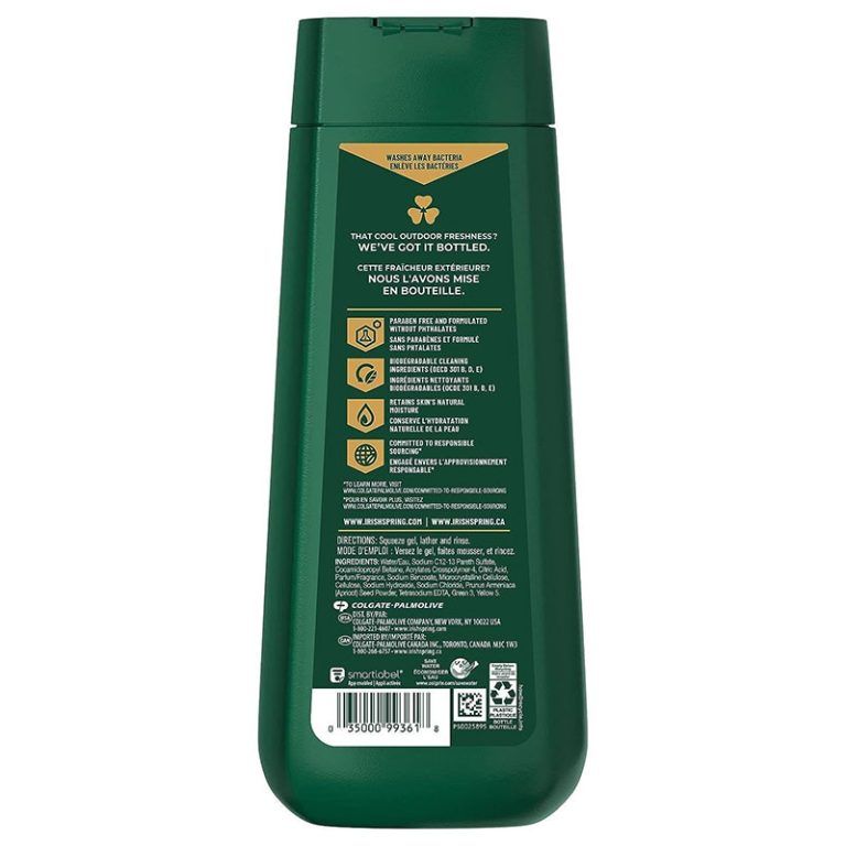 Irish Spring Active Scrub Moisturizing Face & Body Wash - 591ml