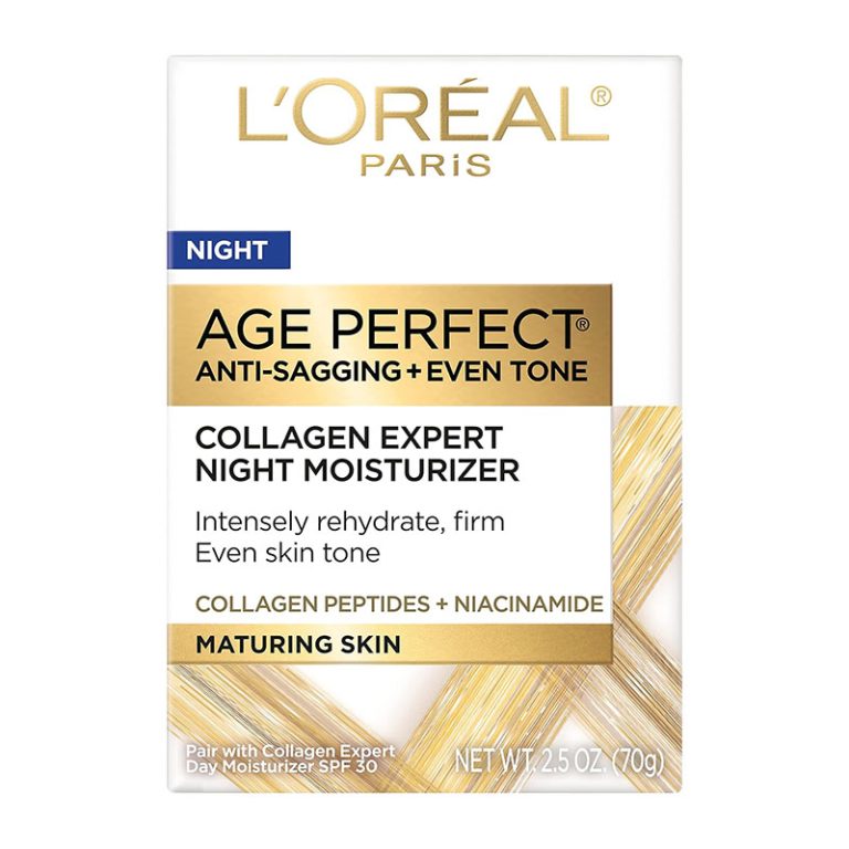 L'Oreal Paris Age Perfect Anti-Sagging + Even Skin Tone Night Moisturizer - 70gm