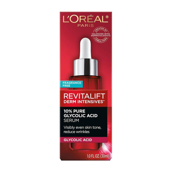 L'Oreal Paris Revitalift 10% Pure Glycolic Acid Fragrance Free Serum - 30ml