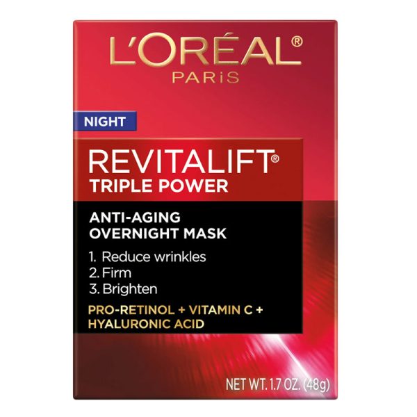 L’Oreal Revitallift Triple Power Anti-Aging Overnight Mask – 48gm