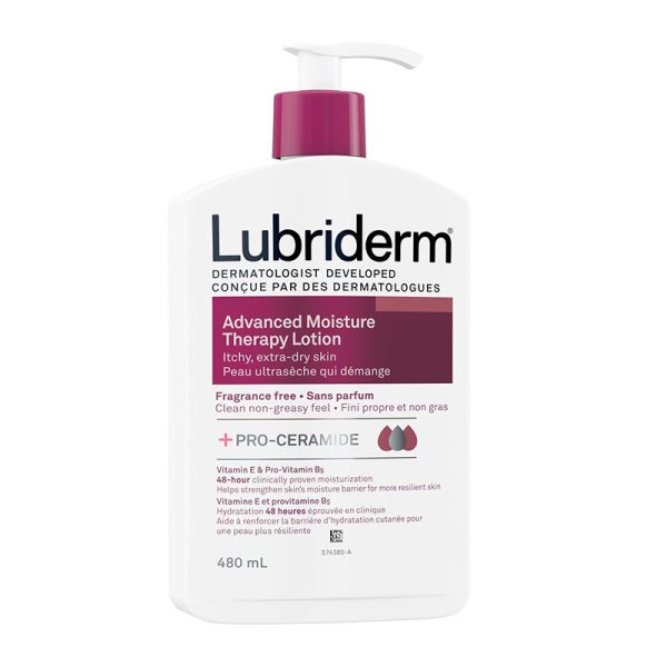 Lubriderm Advanced Therapy Lotion Fragrance Free - 480ml