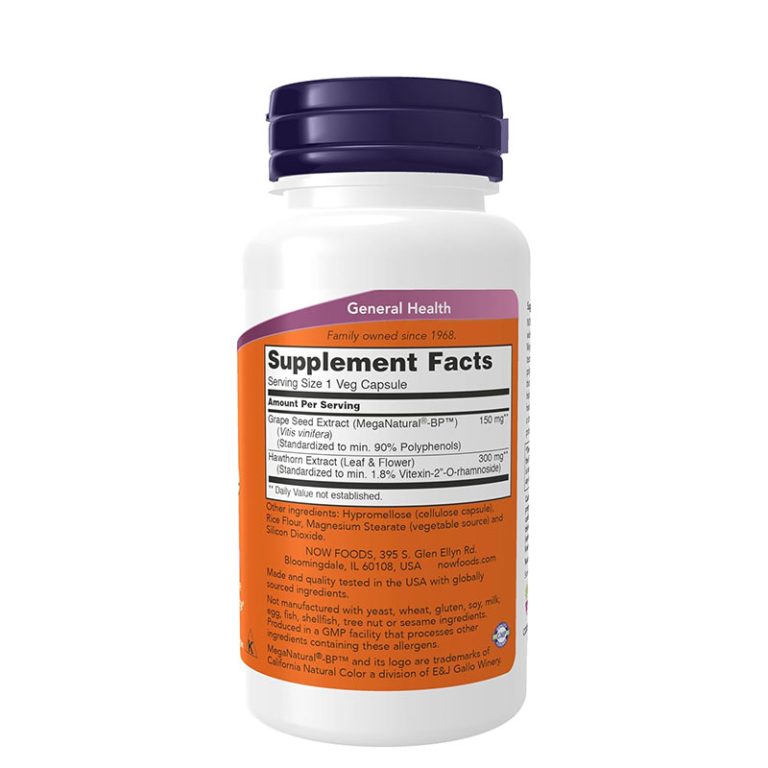 NOW Foods Blood Pressure Health - 90 Veg Capsules