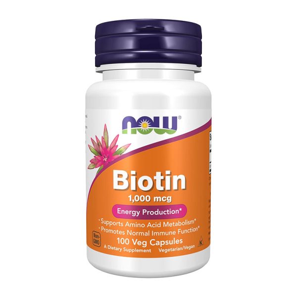 Now Foods Biotin 1000 mcg - 100 Capsules