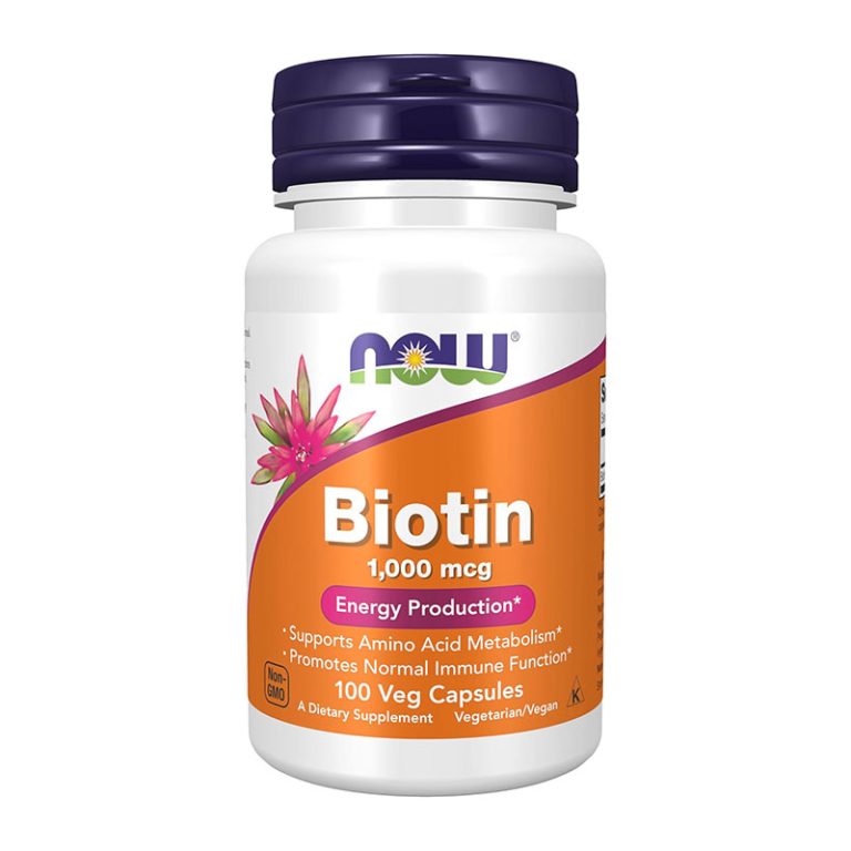 Now Foods Biotin 1000 mcg - 100 Capsules