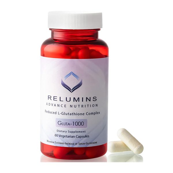 Relumins Advance Nutrition Gluta 1000 - Reduced L-Glutathione Complex - 60 Capsules