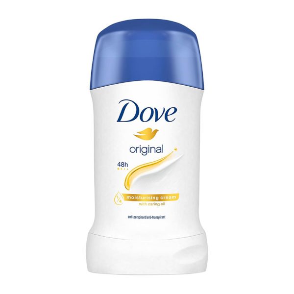 Dove Original Anti-Perspirant Deodorant ¼ moisturising cream with 100% natural caring oil Stick for 48-hour odour protection 40 ml