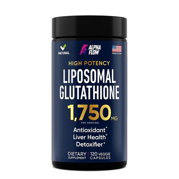 Alpha Flow Liposomal Glutathione 1750mg - 120 Veg Capsules