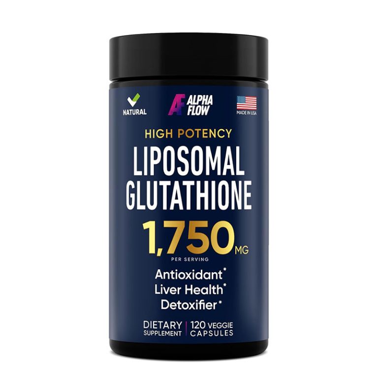 Alpha Flow Liposomal Glutathione 1750mg - 120 Veg Capsules