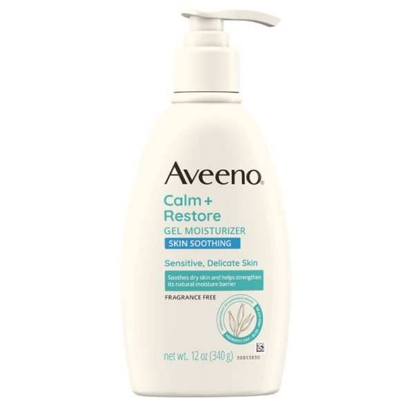 Aveeno Calm + Restore Gel Moisturizer, Skin Soothing - 340ml