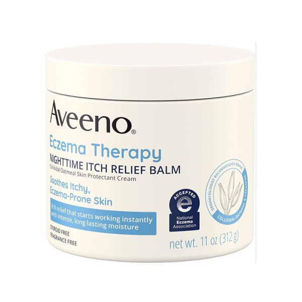 Aveeno Eczema Therapy Nighttime Itch Relief Balm - 312gm