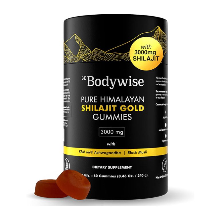 Be Bodywise Pure Himalayan Shilajit Gold - 60 Gummies, 240gm