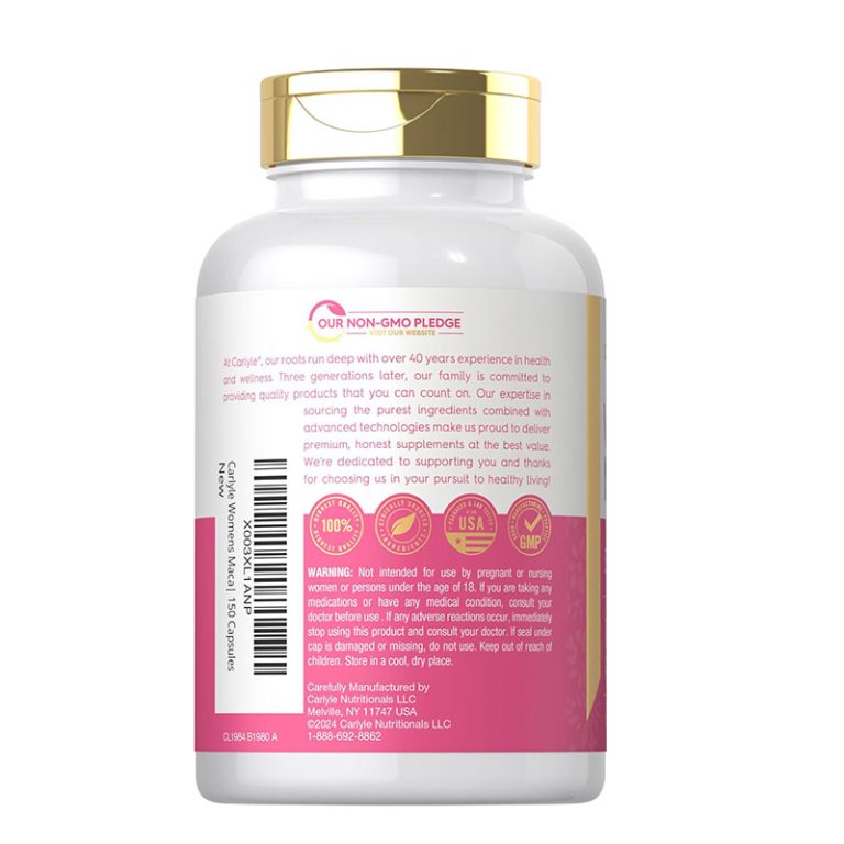 Carlyle Women's Maca 3200mg - 150 Capsules