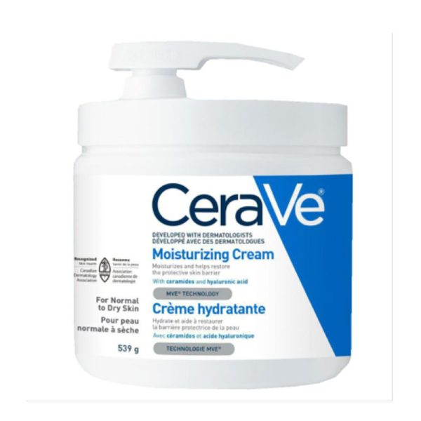 CeraVe Moisturizing Cream Normal To Dry Skin With Pump - 539gm