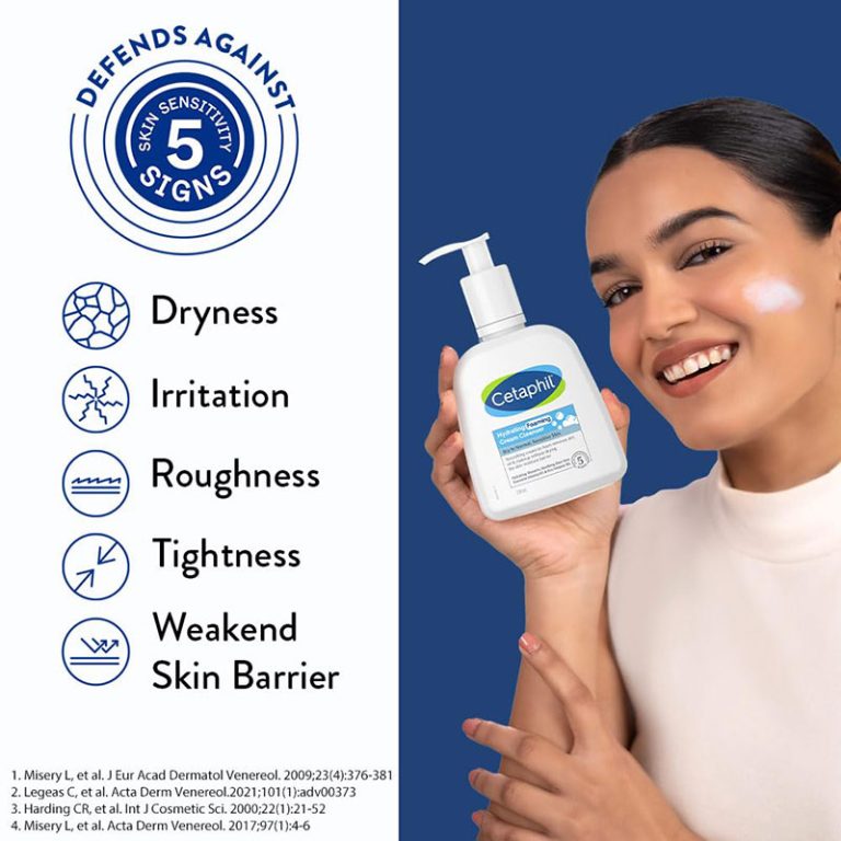 Cetaphil Hydrating Foming Cream Cleanser - 236ml Dry To Normal Sensitive Skin