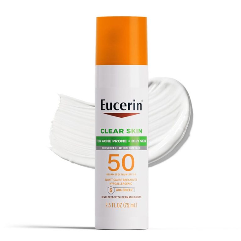 Eucerin Clear Skin SPF 50 Face Sunscreen For Acne Prone + Oily Skin 75ml