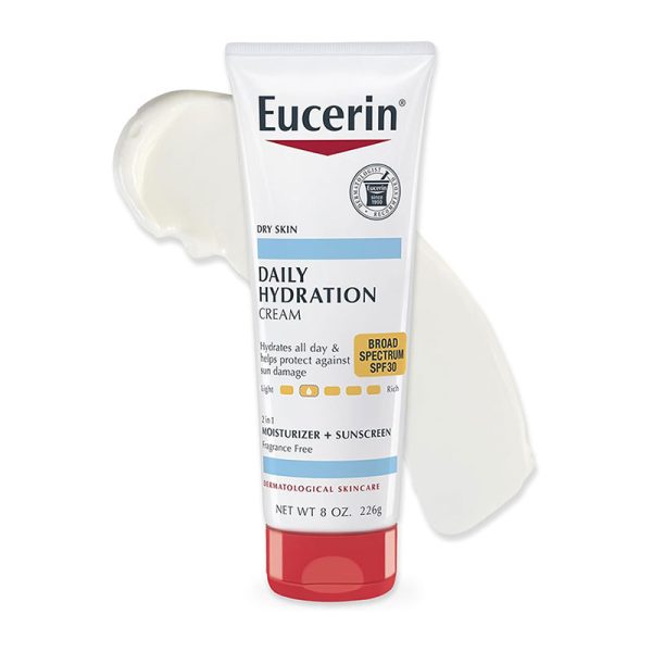 Eucerin Daily Hydration Broad Spectrum SPF 30 Sunscreen Body Cream - 226gm