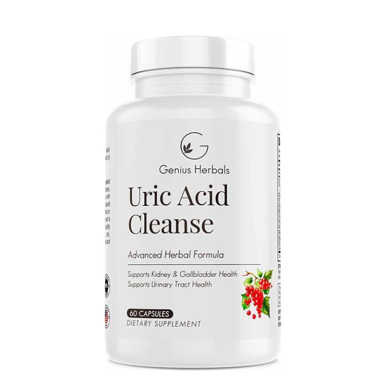 Genius Herbals Uric Acid Cleanse - 60 Capsules