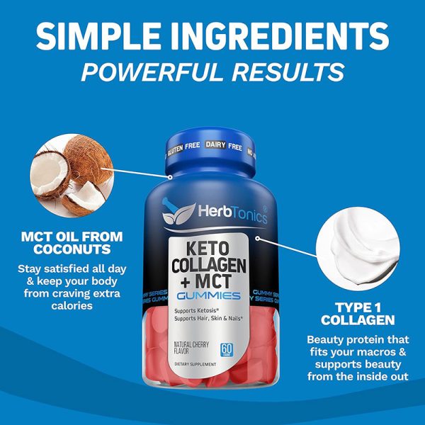 Herb Tonics KETO COLLAGEN + MCT - 60 GUMMIES