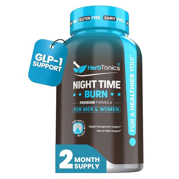 Herb Tonics NIGHT TIME BURN - 60 Vegetarian Capsules