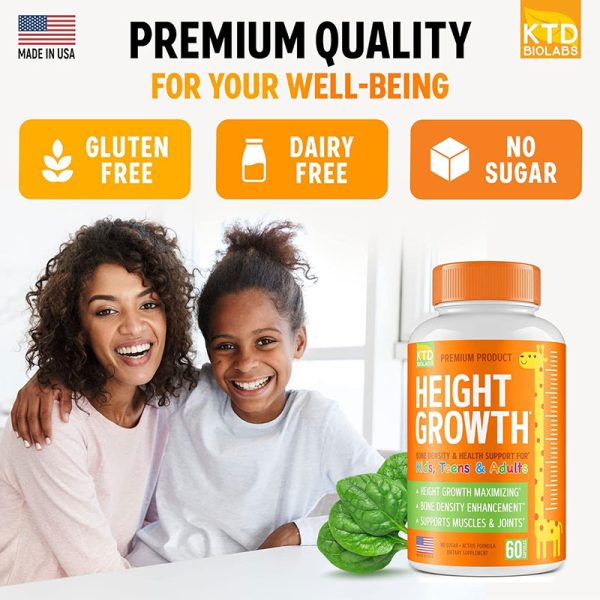 KTD BIOLABS Height Growth Maximizer - 60 Capsules