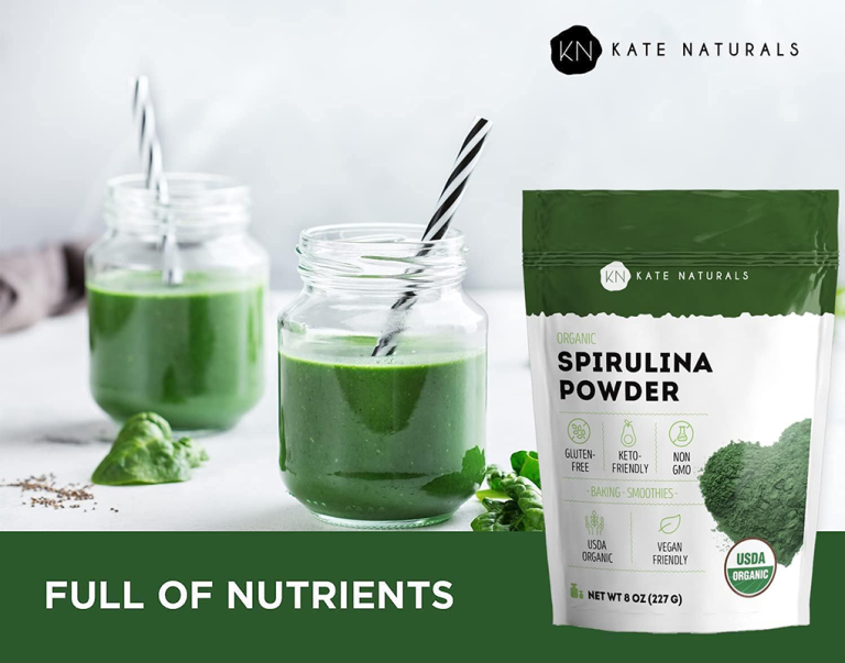 Kate Naturals Organic Spirulina Powder - 227gm