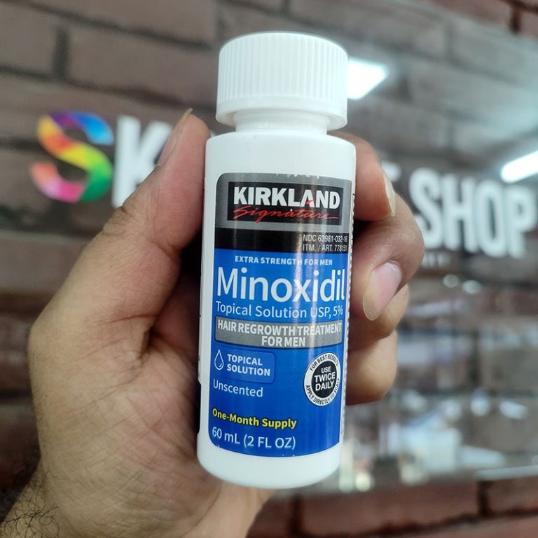 Kirkland Minoxidil 5% Topical Solution - 1 Month Supply (USA)