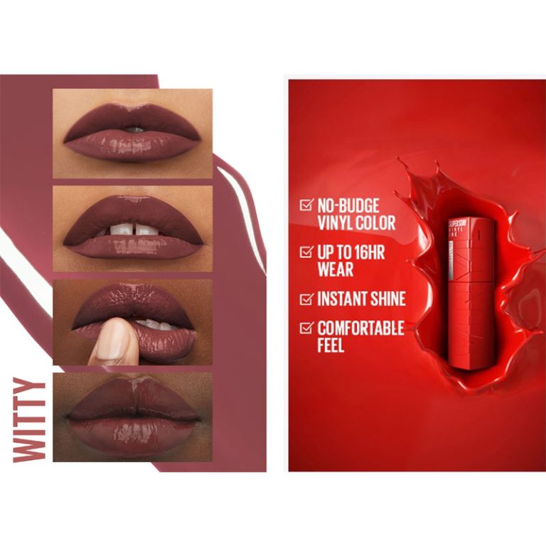 Maybelline Super Stay Vinyl Ink - 40 Witty