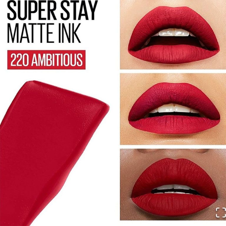 Maybelline Superstay Matte Ink Lipstick - 220 Ambitious