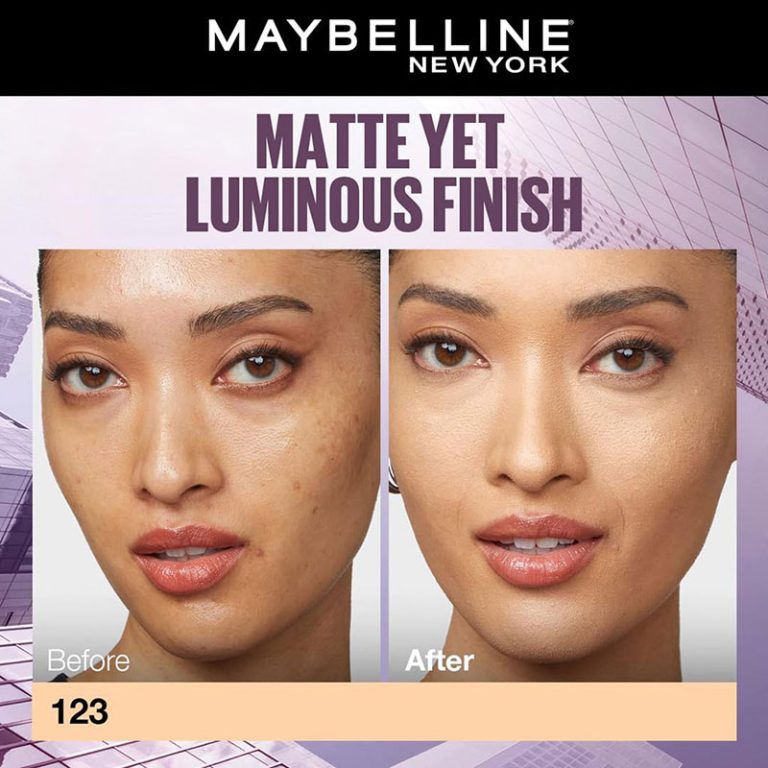 Maybelline Superstay Up To 30H Lumi Matte SPF 16 Foundation Shade - 123