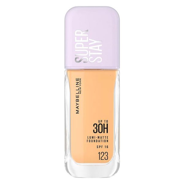 Maybelline Superstay Up To 30H Lumi Matte SPF 16 Foundation Shade - 123