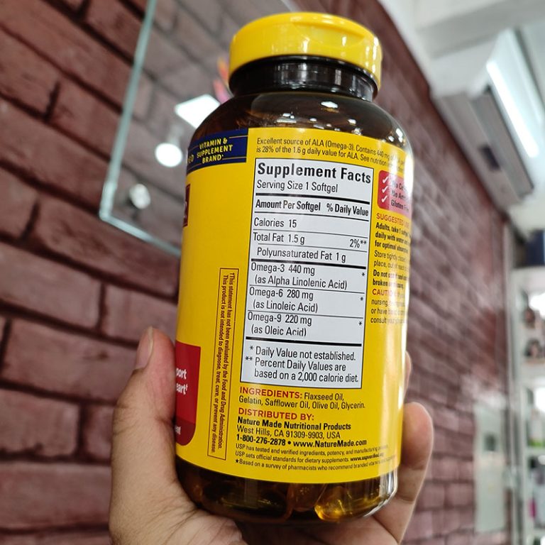 Nature Made Triple Omega-3-6-9 180 Softgels