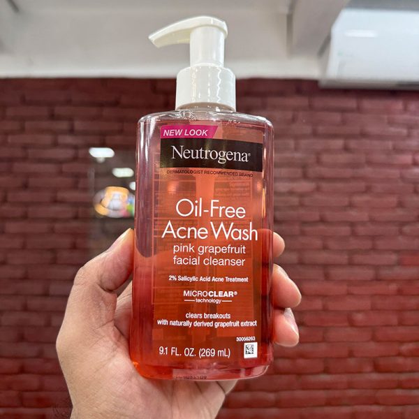 Neutrogena Oil Free Acne Wash Pink Grapefruit Facial Cleanser - 269ml