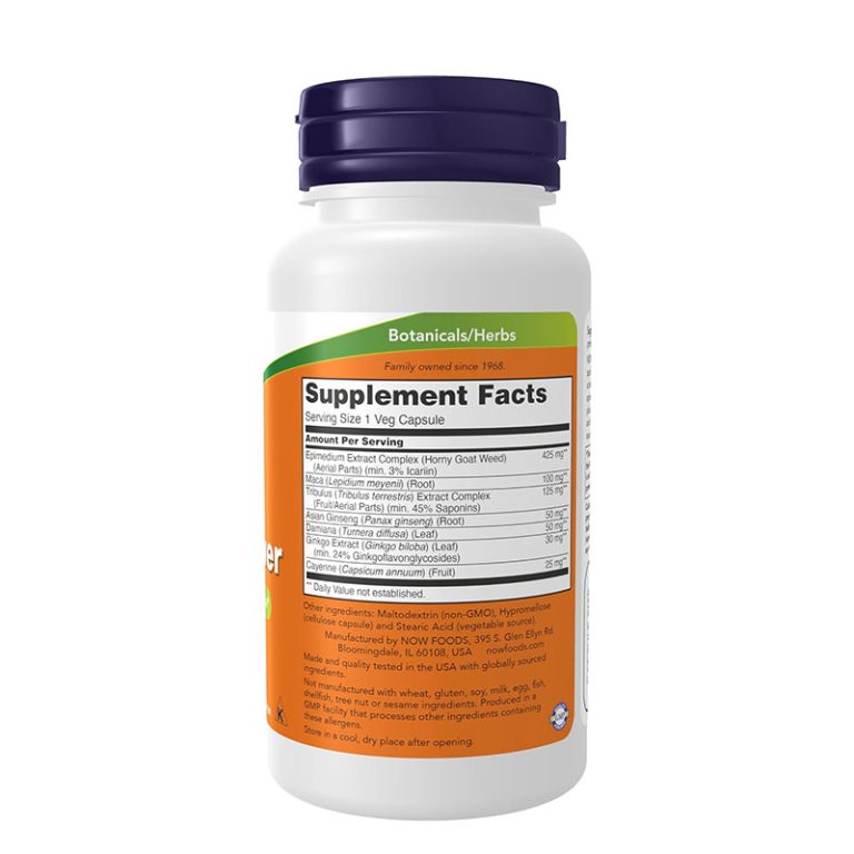 Now Foods Men's Virility Power - 60 Veg Capsules