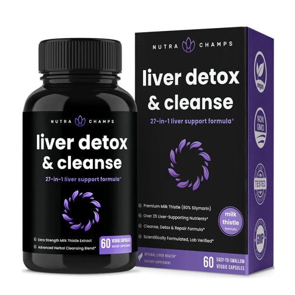 Nutra Champ Liver Detox & Cleanse - 60 Capsules