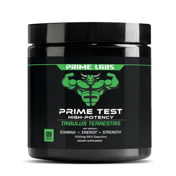 Prime Labs Prime Test High Potency Tribulus Terrestris 1300mg - 120 Capsules
