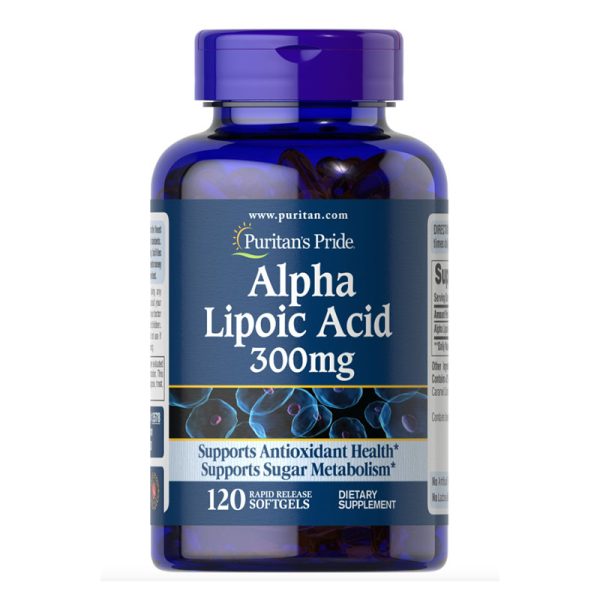 Puritan’s Pride Alpha Lipoic Acid 300 mg - 120 Softgels