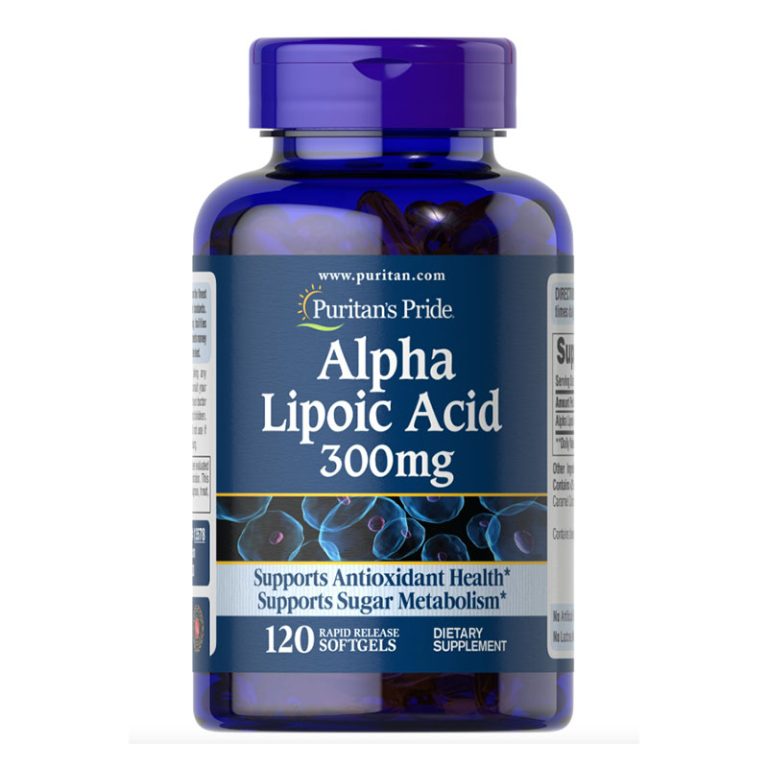 Puritan’s Pride Alpha Lipoic Acid 300 mg - 120 Softgels