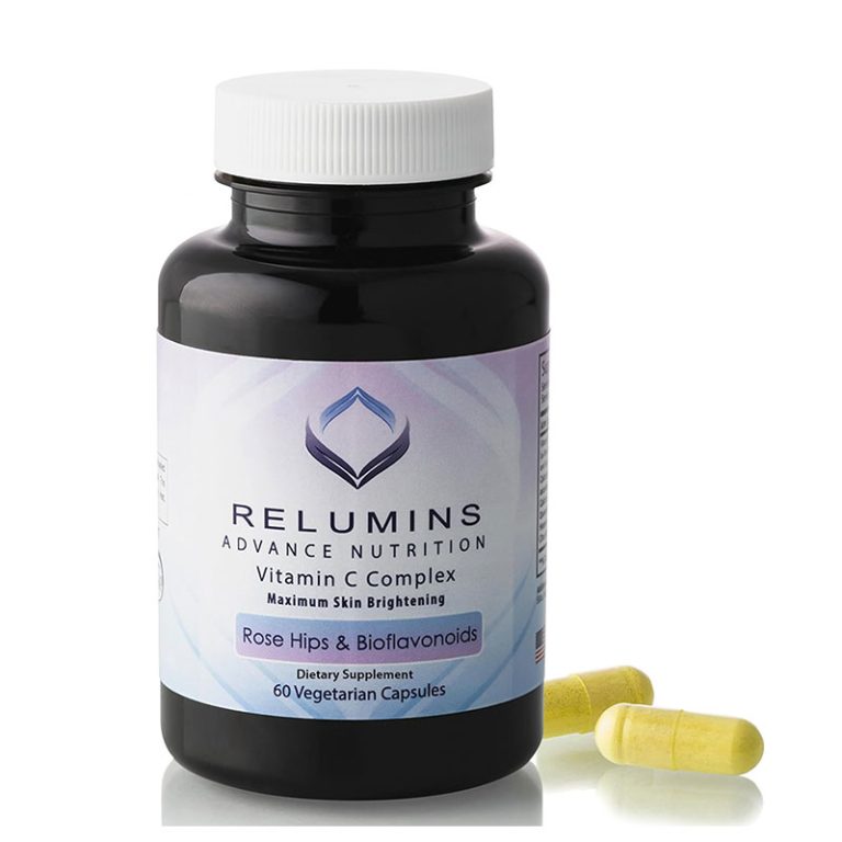 Relumins Advance Nutrition Vitamin C Complex MAX Skin Brightening with Rose Hips & Bioflavinoids – 60 Veg Capsules